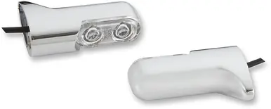 Arlen Ness #12-740 Marker Lights - Turn Signals - Red/Rear - Chrome Get Yours