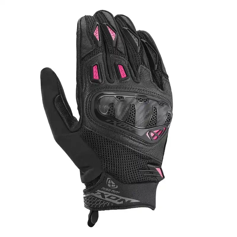 Final Sale Ixon Rise Air 2 Womens Motorcycle Gloves - Black/Pink - XS
