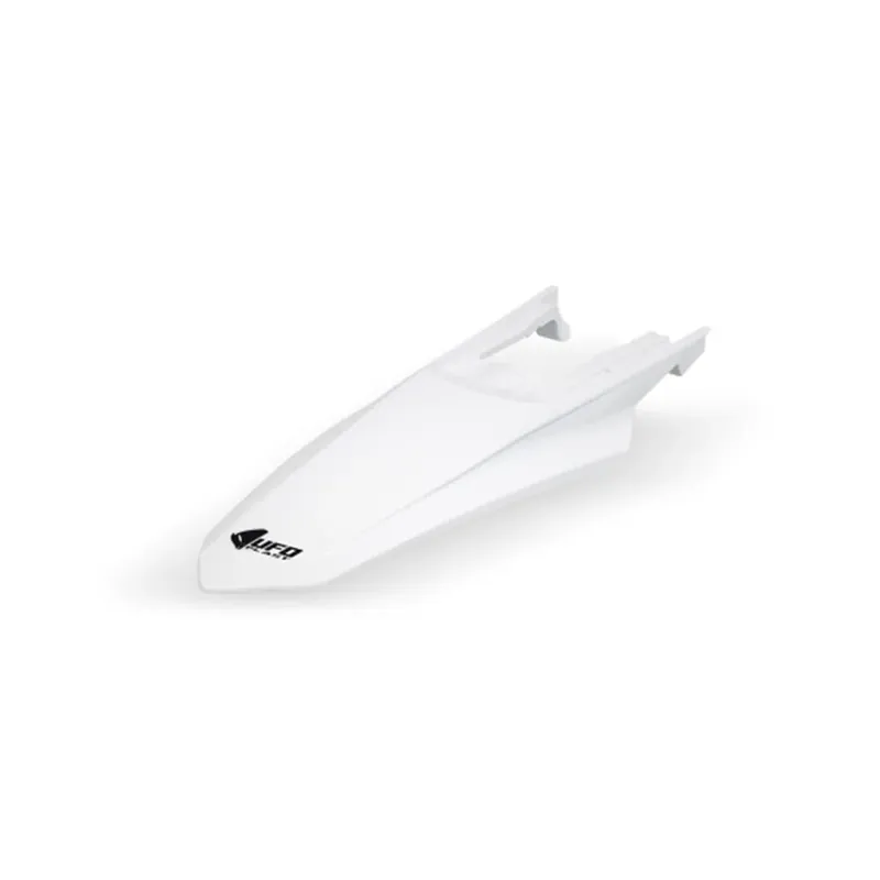 UFO Rear Fender W.Pins - KTM EXC 150/XC W150/XC W150TPI/EXC 250/XC W250/EXC-F 250/XCF W250/EXC 300/XC W300 24-25 - White Express Delivery