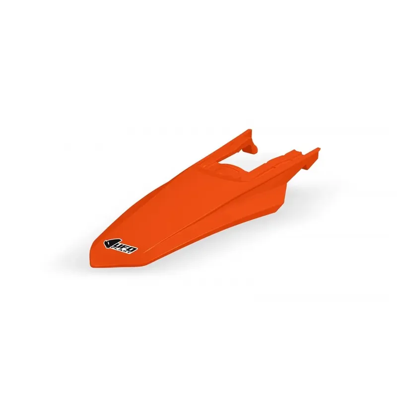 UFO Rear Fender W.Pins - KTM EXC 150/XC W150/XC W150TPI/EXC 250/XC W250/EXC-F 250/XCF W250/EXC 300/XC W300 24-25 - Orange Last Chance