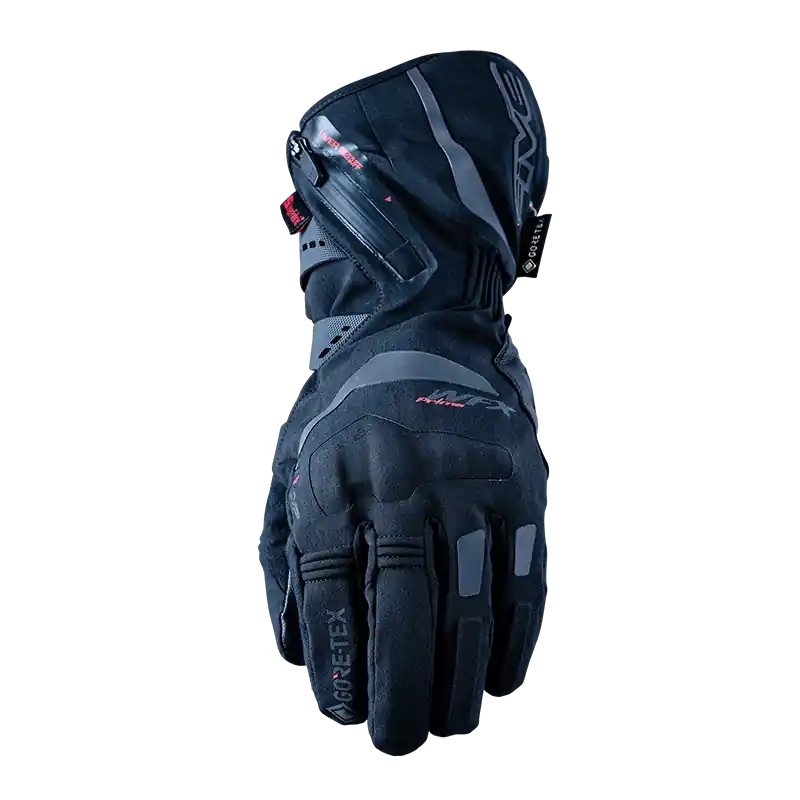 Next Day Delivery Five WFX Prime Evo GTX Motorcycle Gloves - Black - S
