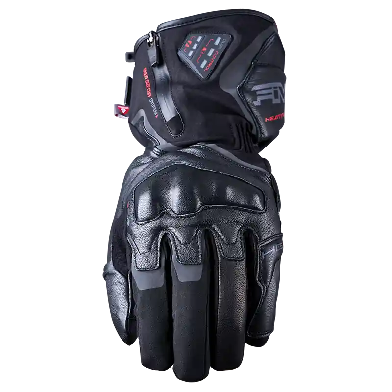 Five HG-1 Evo Heated Motorcycle Gloves - Black - XS Express Delivery