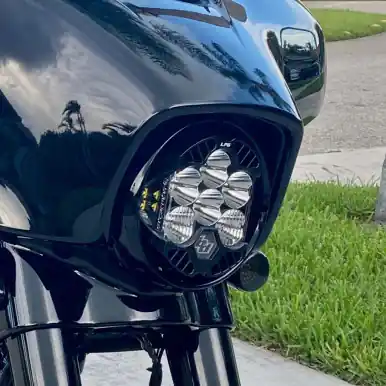 Cali Raised Moto 2014+ Harley Davidson Street Glide Baja Designs LP6 Lighting Bracket & Harness Price Drop