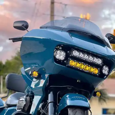 Cali Raised Moto 2015-2023 Road Glide Baja Designs ONX6+ Lighting Bracket & Harness Instant Buy