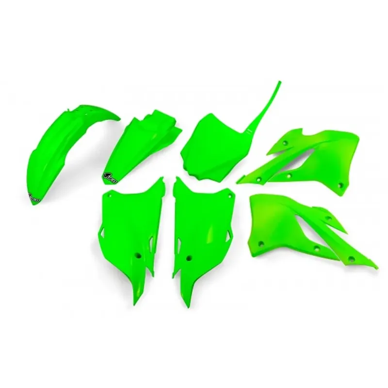 UFO Full Plastics Kit - KawasakiKX 85 22-25/KX 112 22-25 - Neon Green Weekend Sale