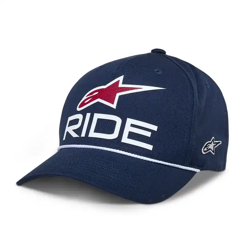 Alpinestars Ride Comp Snapback Hat - Navy/White/Red - OS Viral