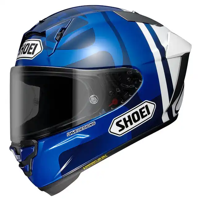 Worldwide Shipping Shoei X-SPR Pro A Marquez 73 V2 Helmet TC-2 - Blue - XS