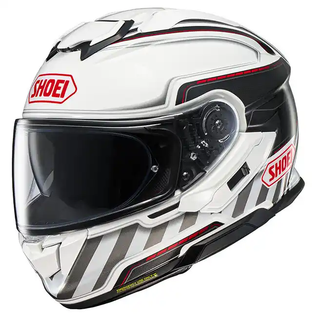 Shoei GT-Air 3 Discipline Helmet TC-6 - White/Red - S Shop Now