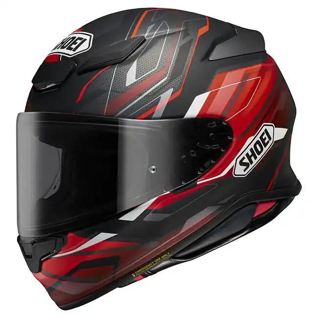 Shoei NXR2 Capriccio Helmet TC-1 - Red/Black - XS Next Day Delivery