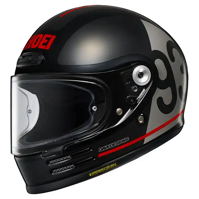 Flash Sale Shoei Glamster 06 MM93 Helmet TC-5 - Black/Grey/Red - S