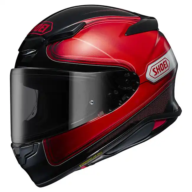 Shoei NXR2 Sheen Helmet TC-1 - Black/Red - XS In Demand