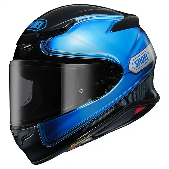 Shoei NXR2 Sheen Helmet TC-2 - Black/Blue - XS Direct From Factory