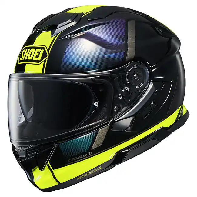 Clearance Shoei GT-Air 3 Scneario Helmet TC-3 - Black/Blue/Hi-Vis - XS