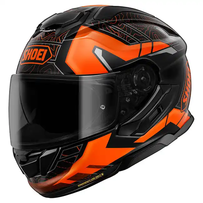 While Supplies Last Shoei GT-Air 3 Hike Helmet TC-8 - Black/Orange - S