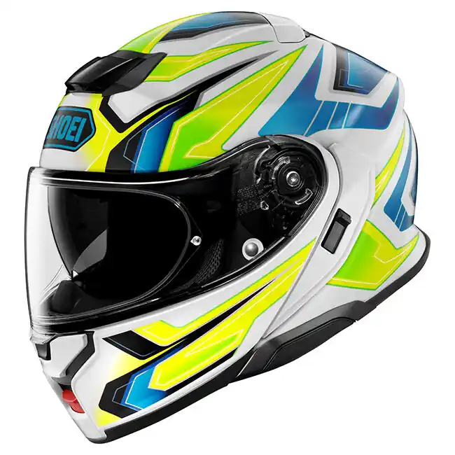 Shoei Neotec 3 Anthem Helmet TC-3 - White/Hi-Vis - XS Holiday Sale