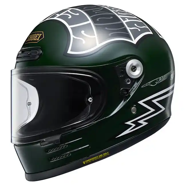 Shoei Glamster 06 Heiwa Helmet TC-4 - Black/White - S Free Returns