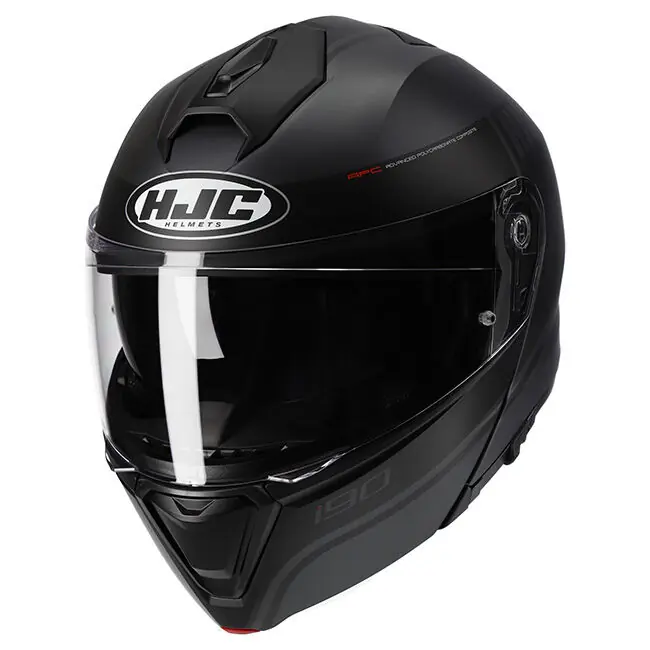 Shop Now HJC i90 Davan MC-5SF Modular Helmet - Black - 2XL