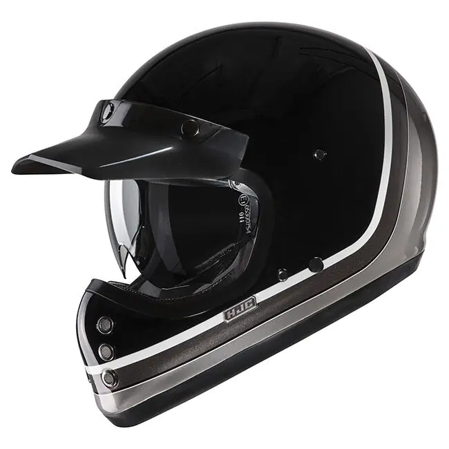 HJC V60 Scoby MC-5 Off Road Helmet - Black/Grey - S Modern