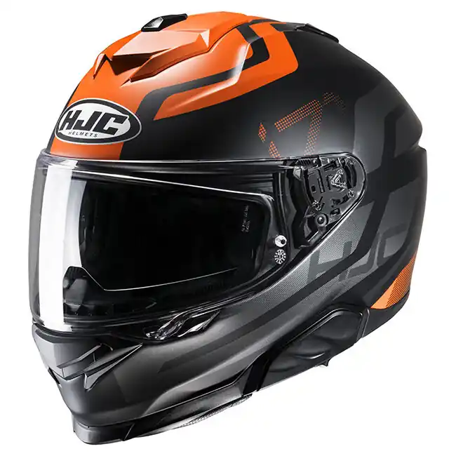 Weekend Sale HJC i71 Enta MC-7SF Full Face Helmet - Black/Orange - XS
