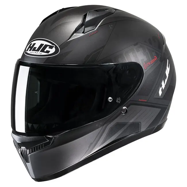 Worldwide Shipping HJC C10 Inka MC-1SF Full Face Helmet - Black/Red - 2XL