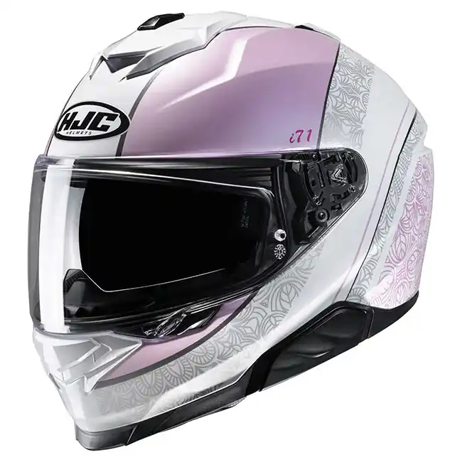 Best Choice HJC i71 Sera MC-8 Full Face Helmet - White/Pink - 2XS