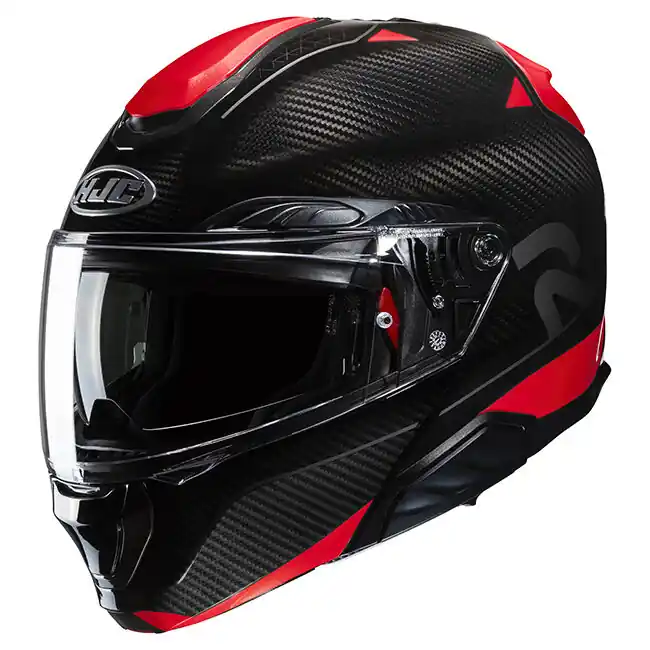 Special Offer HJC RPHA 91 Carbon Noela MC-1 Modular Helmet - Black/Red - L