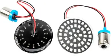 Crafted Cyron AC1156AR - Led Turn Signal Inserts Hd 2" 1156 Red