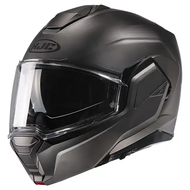 Budget HJC i100 Modular Helmet - Semi-Flat Titanium - S