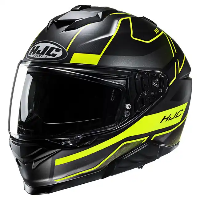 Buy Today HJC i71 Iorix MC-3HSF Full Face Helmet - Black/Yellow - XS