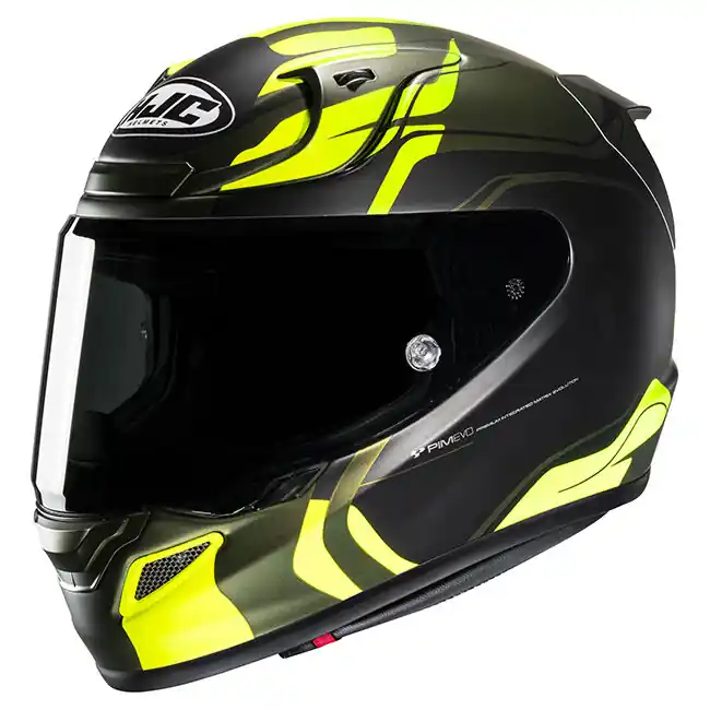 Sale HJC RPHA 12 Lawin MC-4 Full Face Helmet - Black/Hi-Vis - M