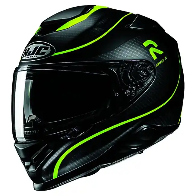 Top Pick HJC RPHA 71 Cleta MC-3HSF Full Face Helmet - Black/Hi-Vis - S