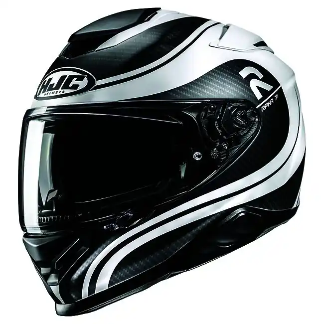 Price Drop HJC RPHA 71 Cleta MC-10SF Full Face Helmet - Black/White - M