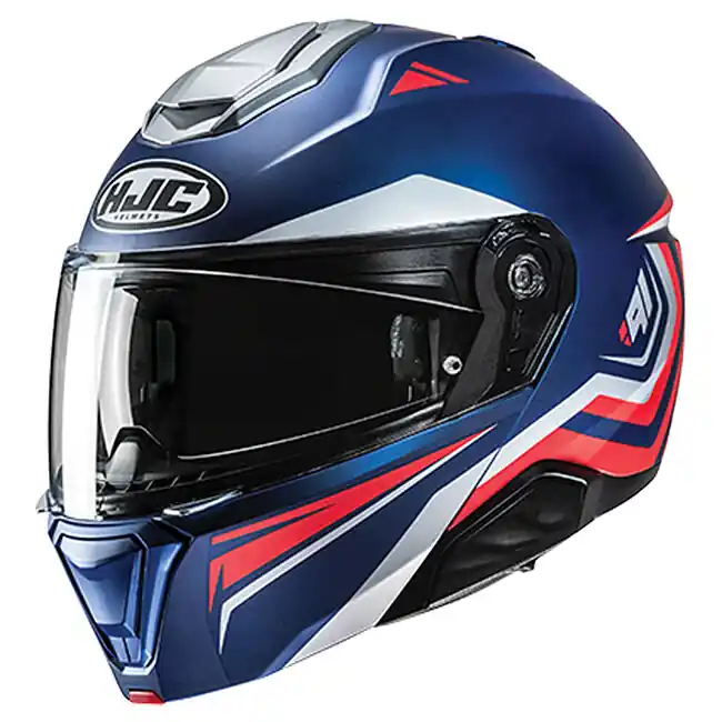 Best Choice HJC i91 Tricus MC-21SF Modular Helmet - Blue/Red/White - S