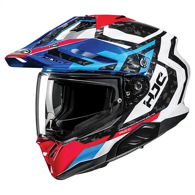 Hot Picks HJC RPHA 60 Dakar MC-21SF Adventure Helmet - White/Blue/Red - S