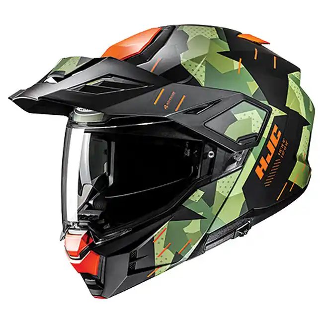 Buy Online HJC i80 Roki MC-47SF Adventure Helmet - Black/Camo - S