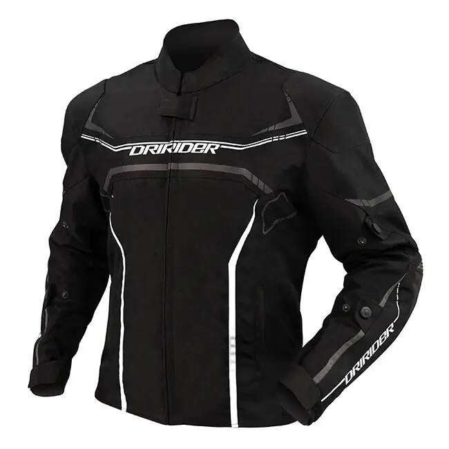 Worldwide Shipping Dri Rider Origin Jacket - Black/White - XS