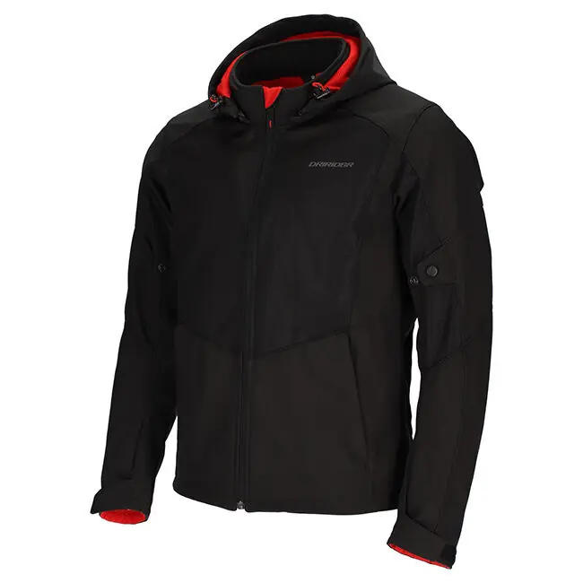 Weekend Sale Dri Rider BLVD Air Soft Shell Hooded Jacket - Black - XS