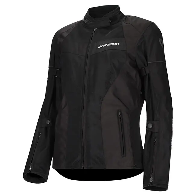 Big Sale Dri Rider Vivid 3 Air Womens Jacket- Black/White - L 6