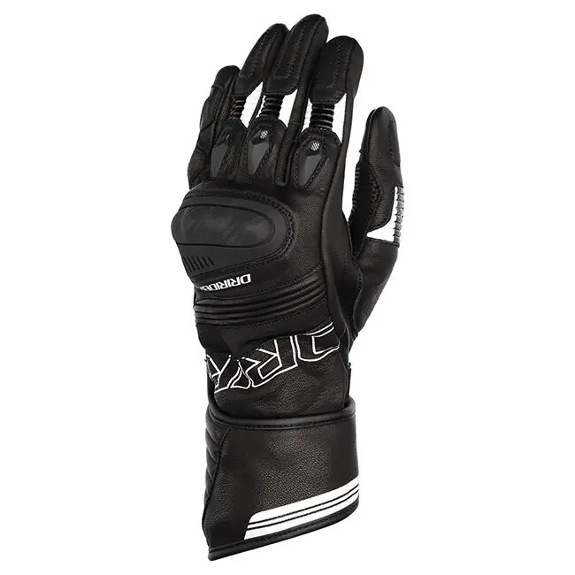 Buy Today Dri Rider Torque Long Cuff Womens Gloves - Black/White - S