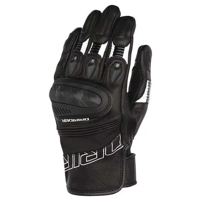Special Discount Dri Rider Torque Short Cuff Womens Gloves - Black/White - S