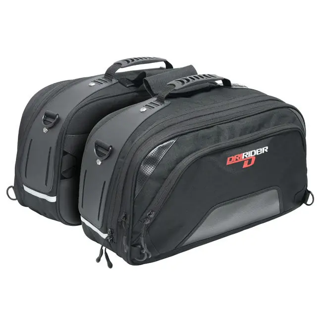 Final Sale Dri Rider Bikeman 2 Twin Bags - Black - 18-31L