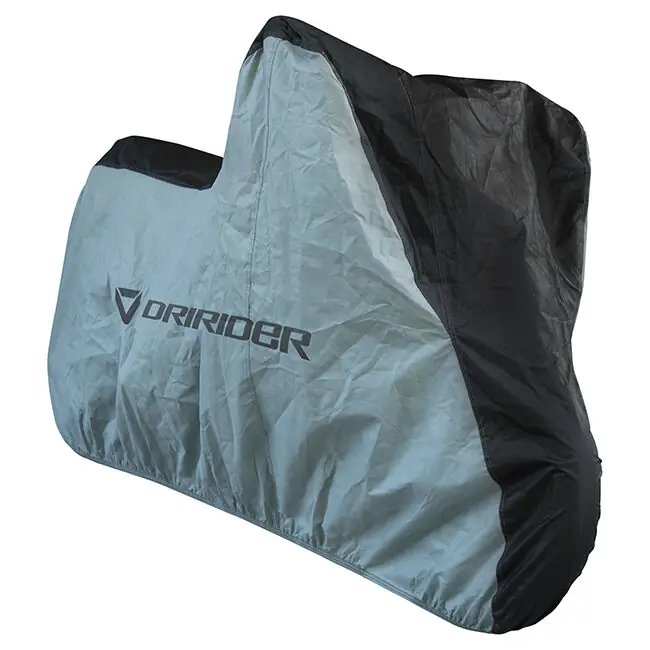 Wholesale Dri Rider Indoor Non-Waterproof Motorcycle Cover - Grey/Black - S
