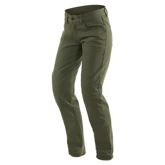 Dainese Ladies Casual Regular Tex Pants - Olive - 28 Fan Favorite