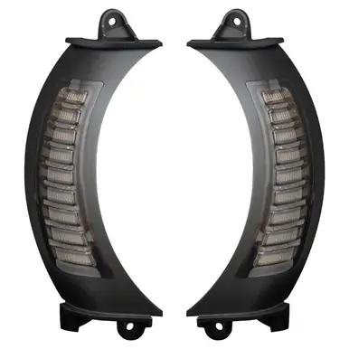 Worldwide Shipping Hogworkz HOGWORKZ Road Glide '15-'22 Visionz LED Turn Signal & DRL Vent Inserts