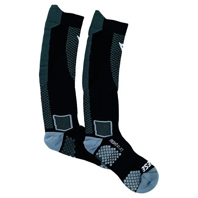 Dainese D-Core High Sock - Black/Anthracite - S Secure Checkout