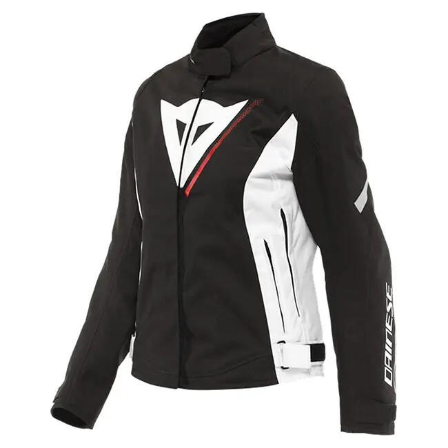 Dainese Ladies Veloce D-Dry Jacket - Black/White/Lava Red - 40 Exclusive Offer