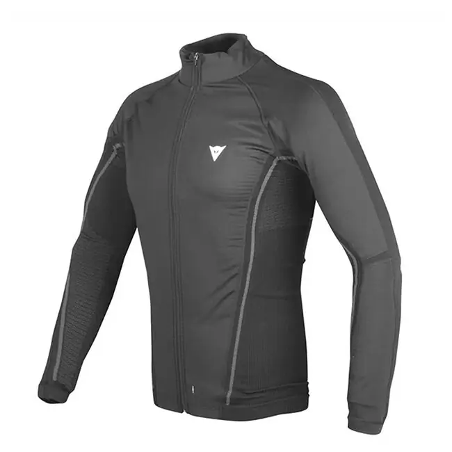 While Supplies Last Dainese D-Core No-Wind Longsleeve Thermo Tee - Black/Anthracite - S