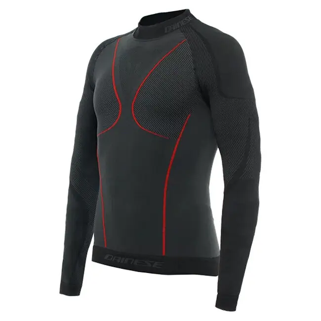 Dainese Longsleeve Thermo Shirt - Black/Red - S Handmade