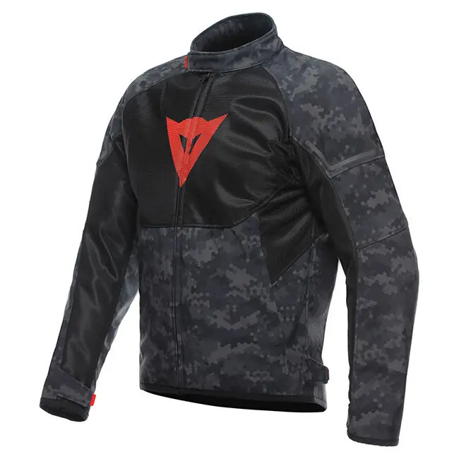 Dainese Ignite Air Tex Jacket - Camo Grey/Black/Fluro Red - 48 Cheap