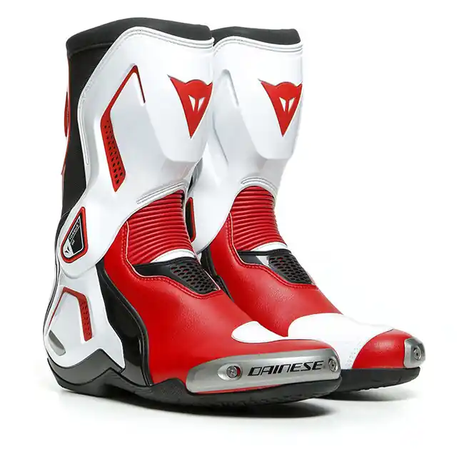 Dainese Torque 3 Out Boots - Black/White/Lava Red - 46 Money Back Guarantee